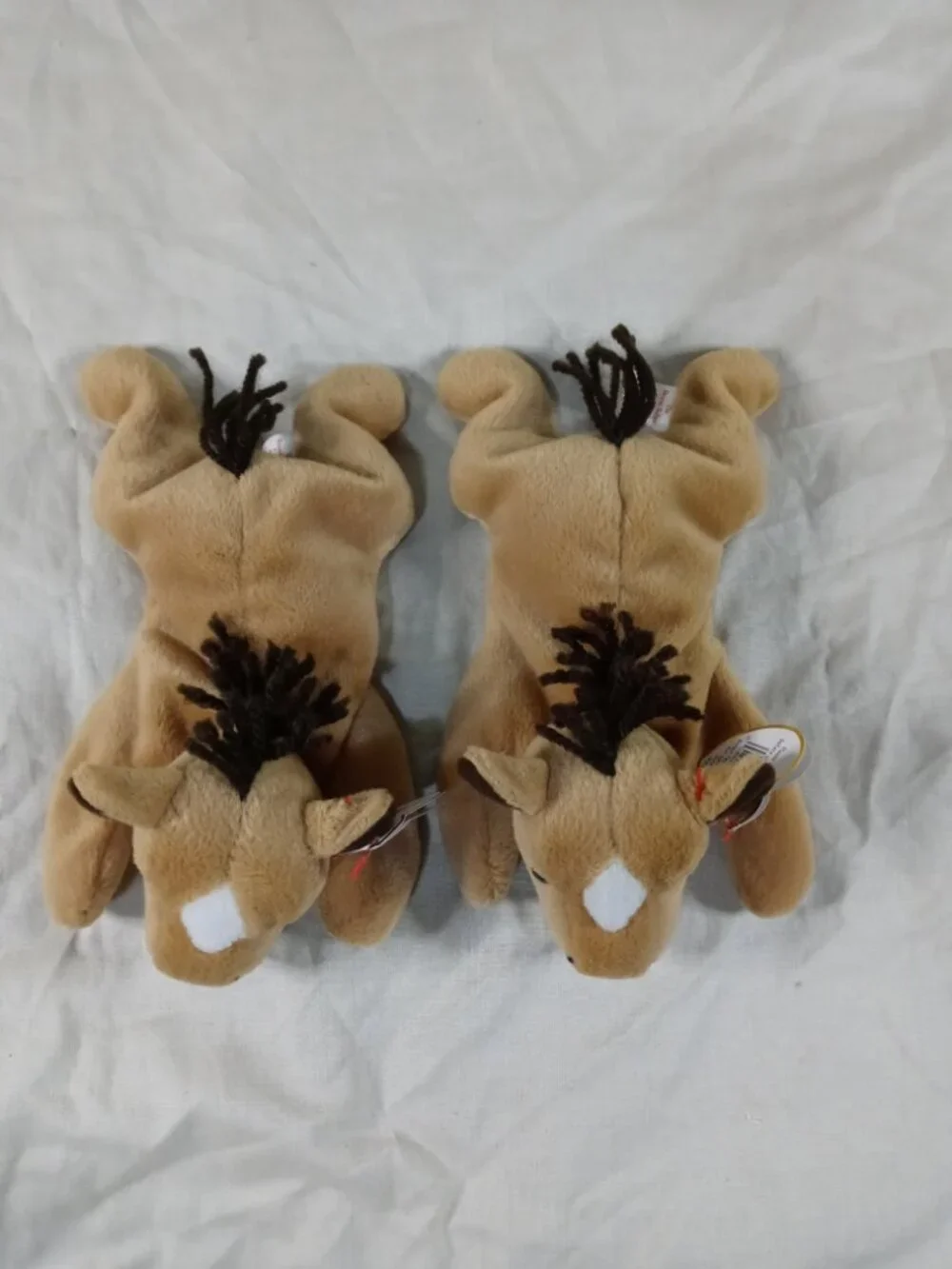 Ty Beanie Babies Original Collection 2 Rare Vintage 1995 Derby Plush with Tags